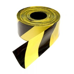 Emniyet Şeridi Sarı-Siyah 500M İkaz Bandı