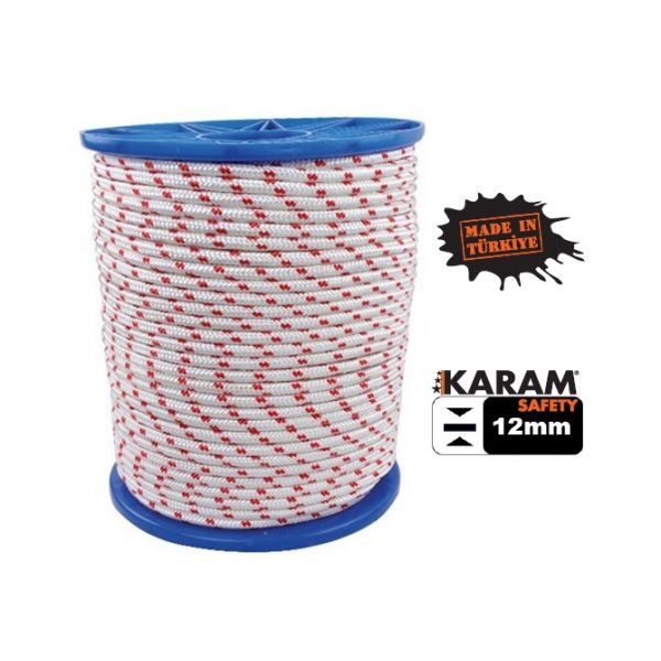 KH34 Polyester Statik Halat 12 mm