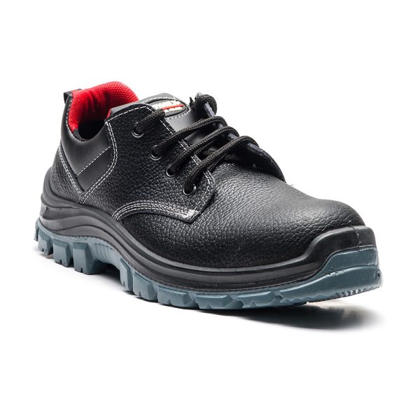 İş Ayakkabısı Emex Deri Siyah Bağcıklı